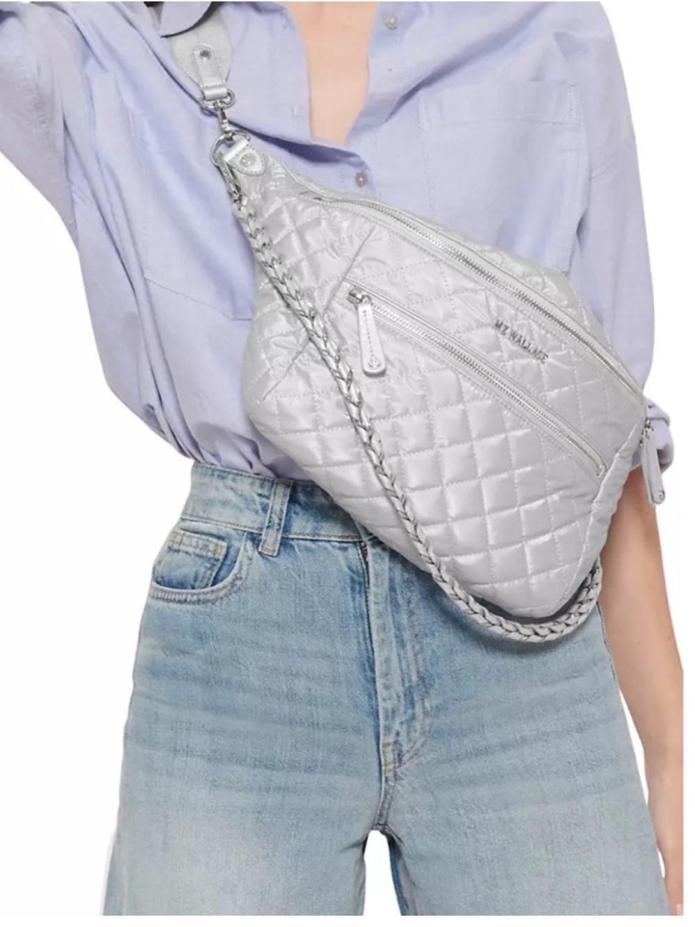 MZ Wallace
Crosby Crossbody Sling Bag oyster